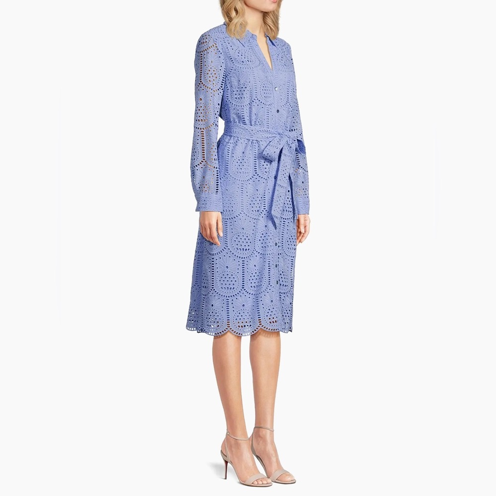 Lilly Eira Midi Shirtdress NWT - Picture 3 of 9